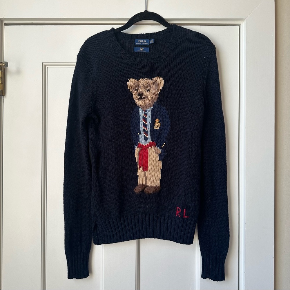 Polo Ralph Lauren 50th Anniversary Teddy Bear Sweater